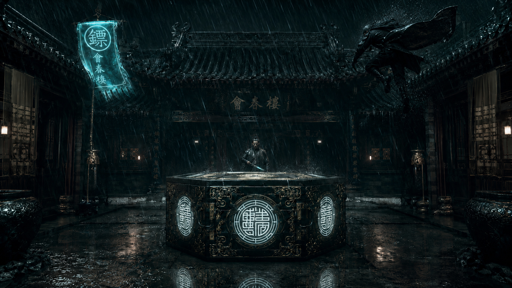 cyberpunk Chinese martia…
