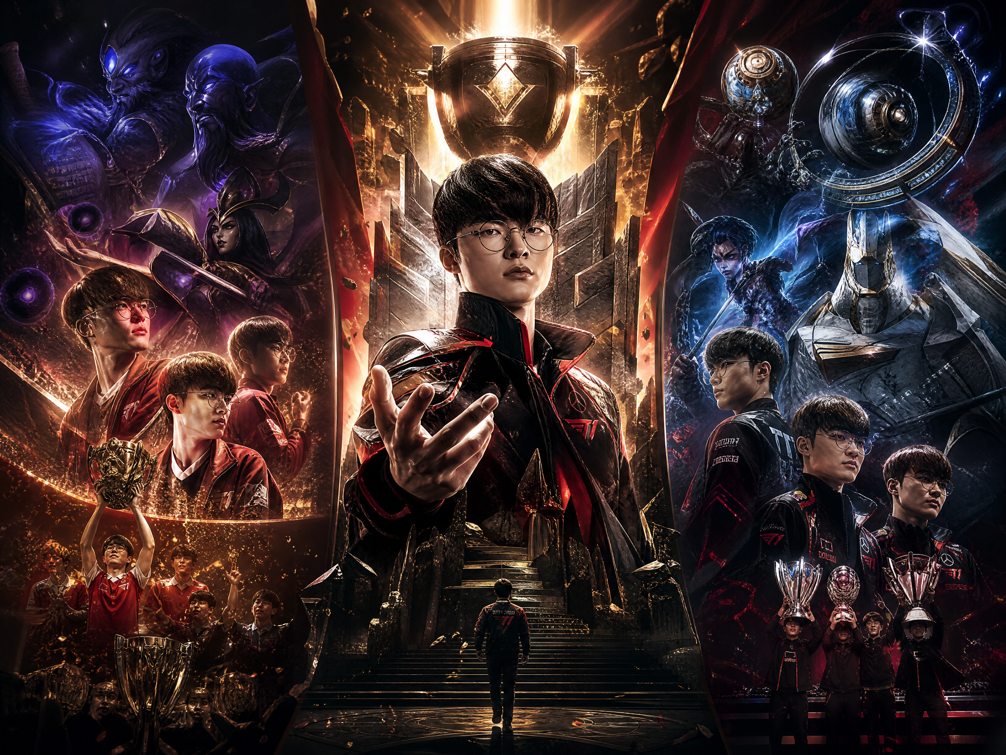 faker，电竞第一人，李相赫，英雄联盟，六冠王…