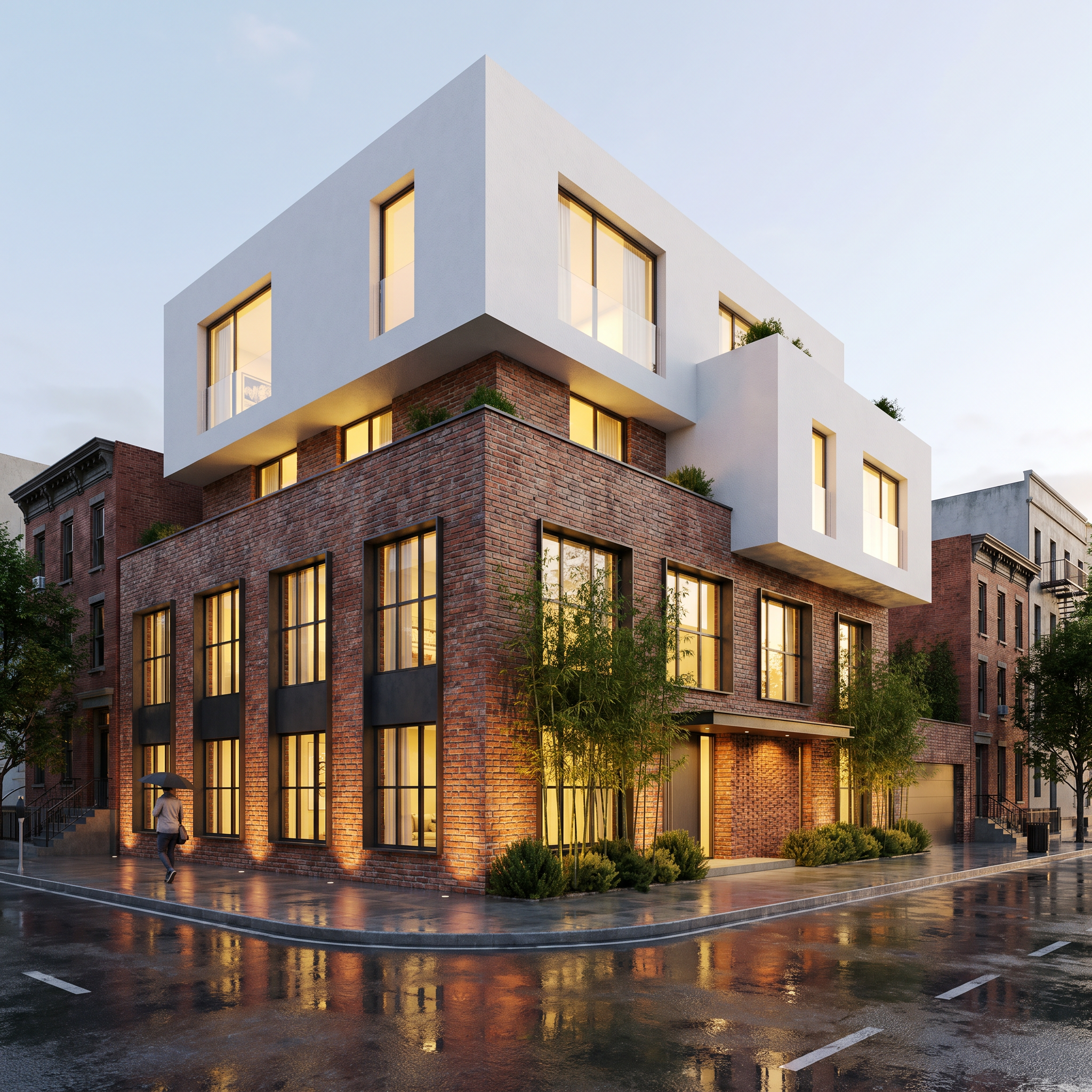 超写实建筑可视化，Corona Render风格