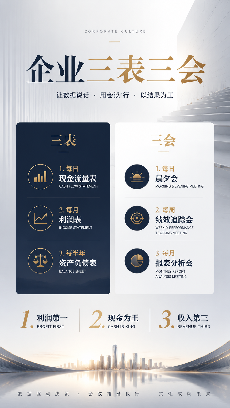 生成企业文化海报，高端，简约，有设计感 标题：企…