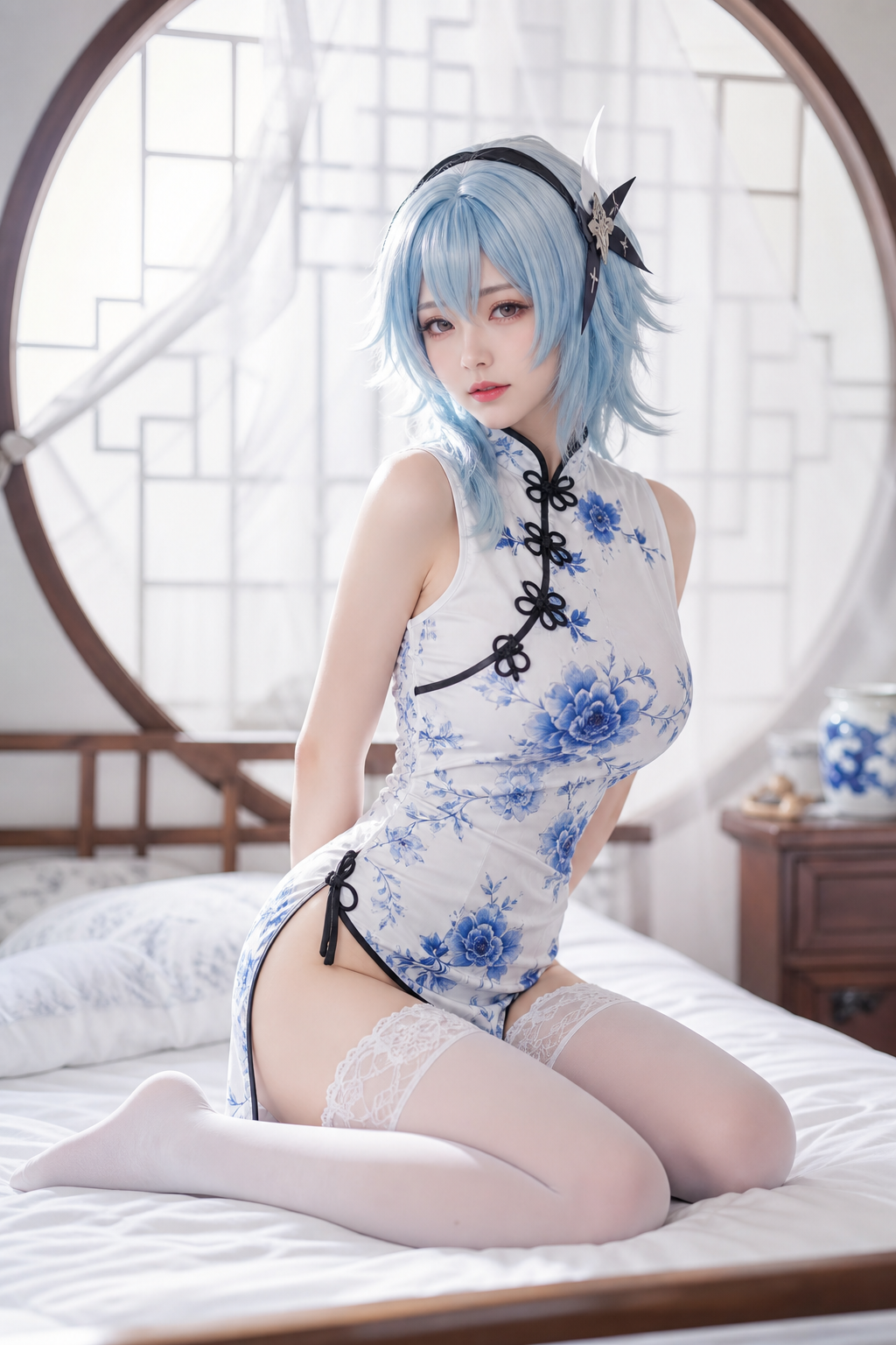 1girl, solo, Eula Lawren…