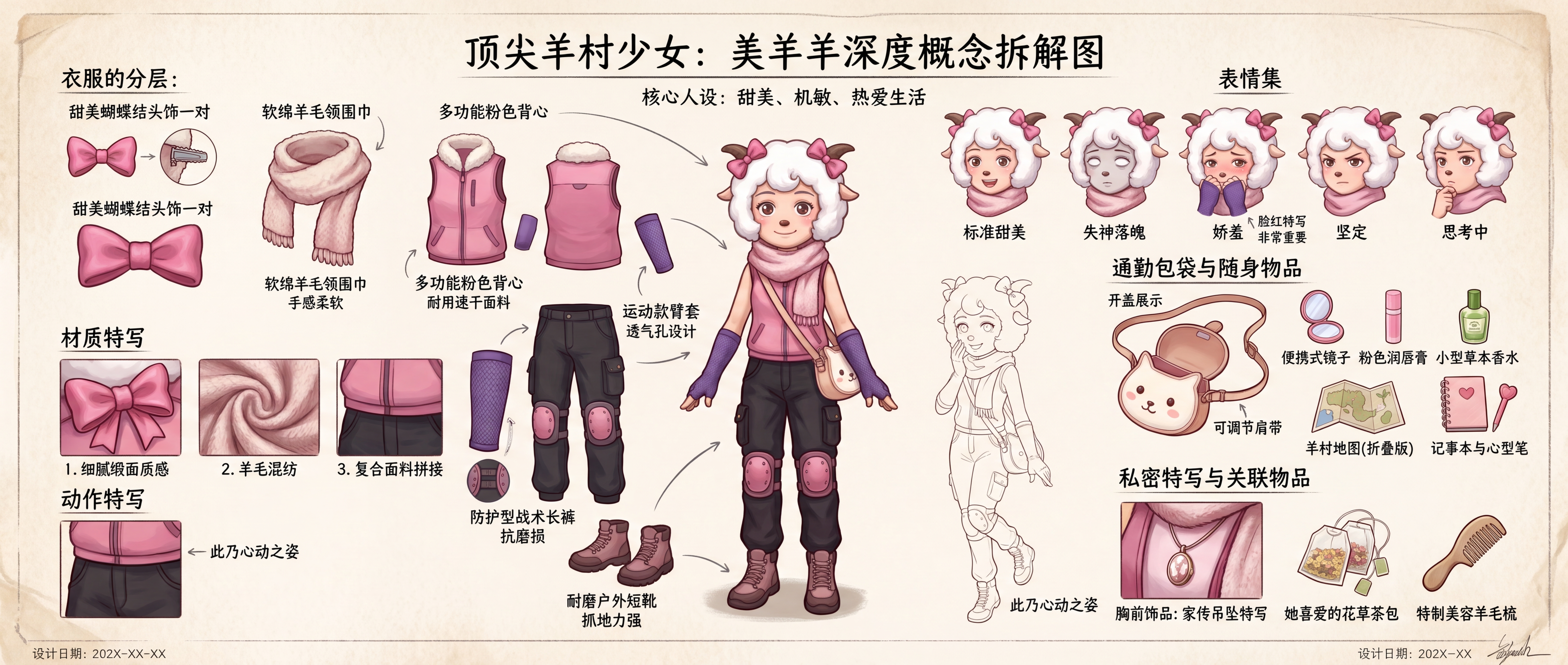 角色设定 你是一位顶尖的游戏与动漫概念美术设计大…