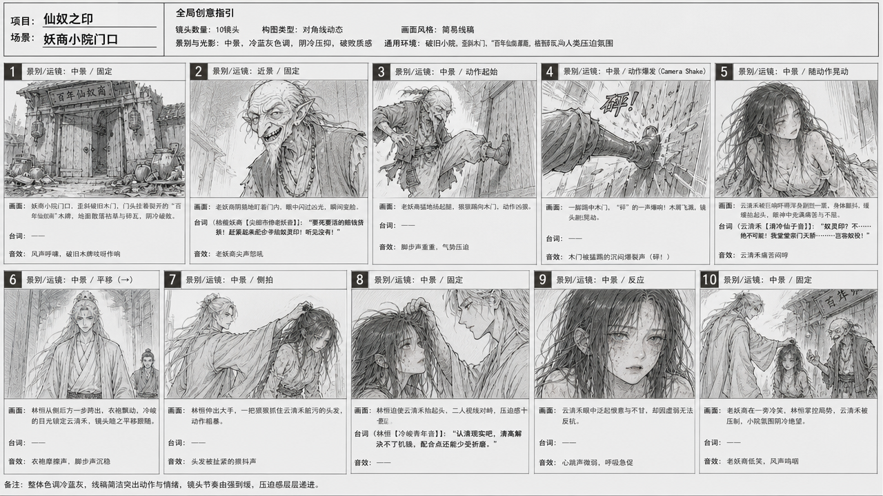 (编号 10） #要求 请结合参考图角色和下方内…