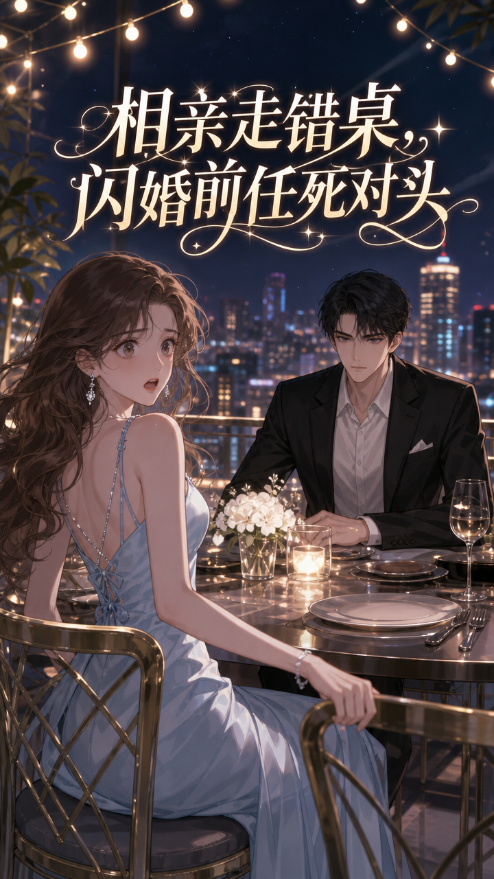 ×竖版小说封面，现代豪门言情厚涂漫画插画，绝对不…