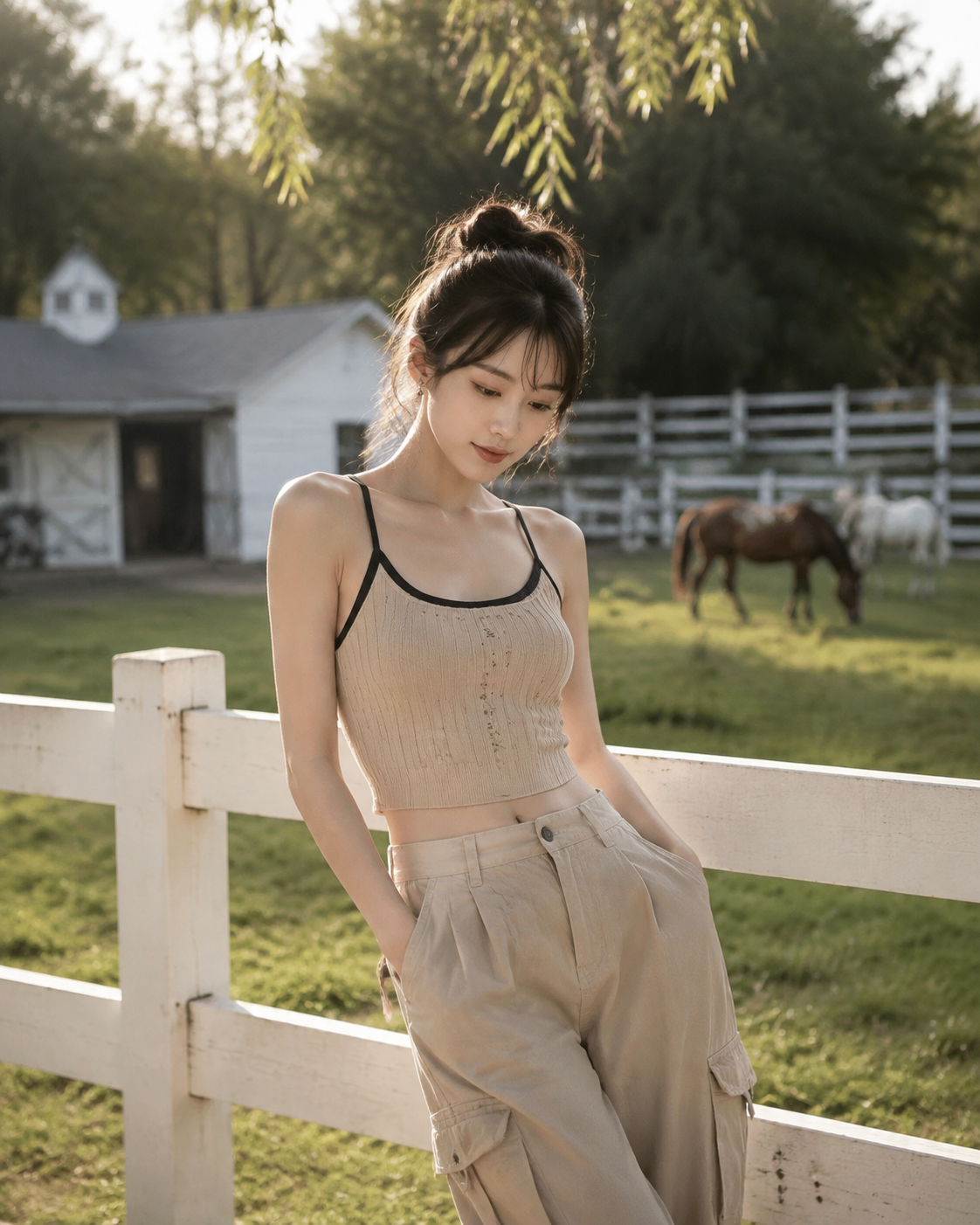 A stylish woman in her m…