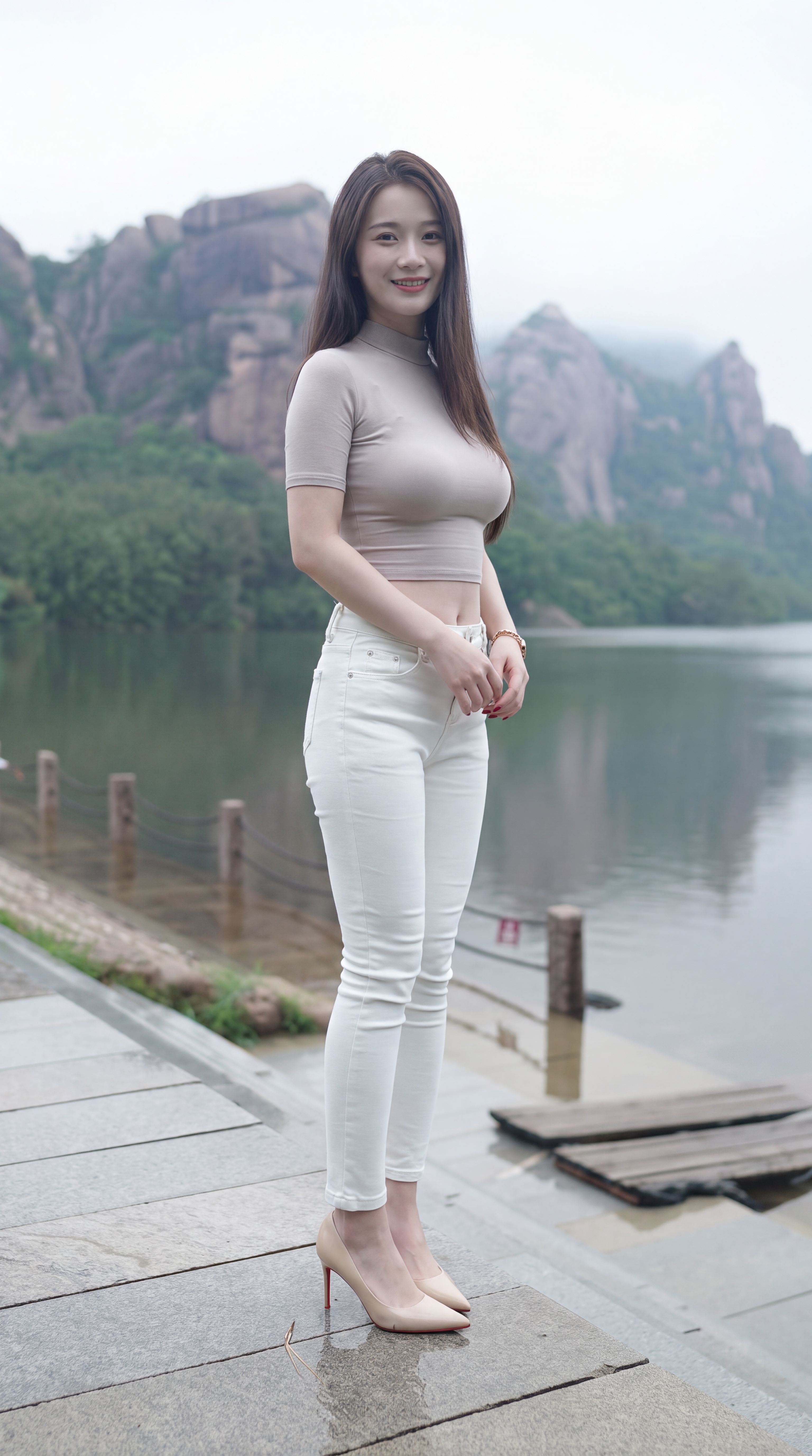 提升画质 换一个优雅站姿 使人物显示更清晰更生动